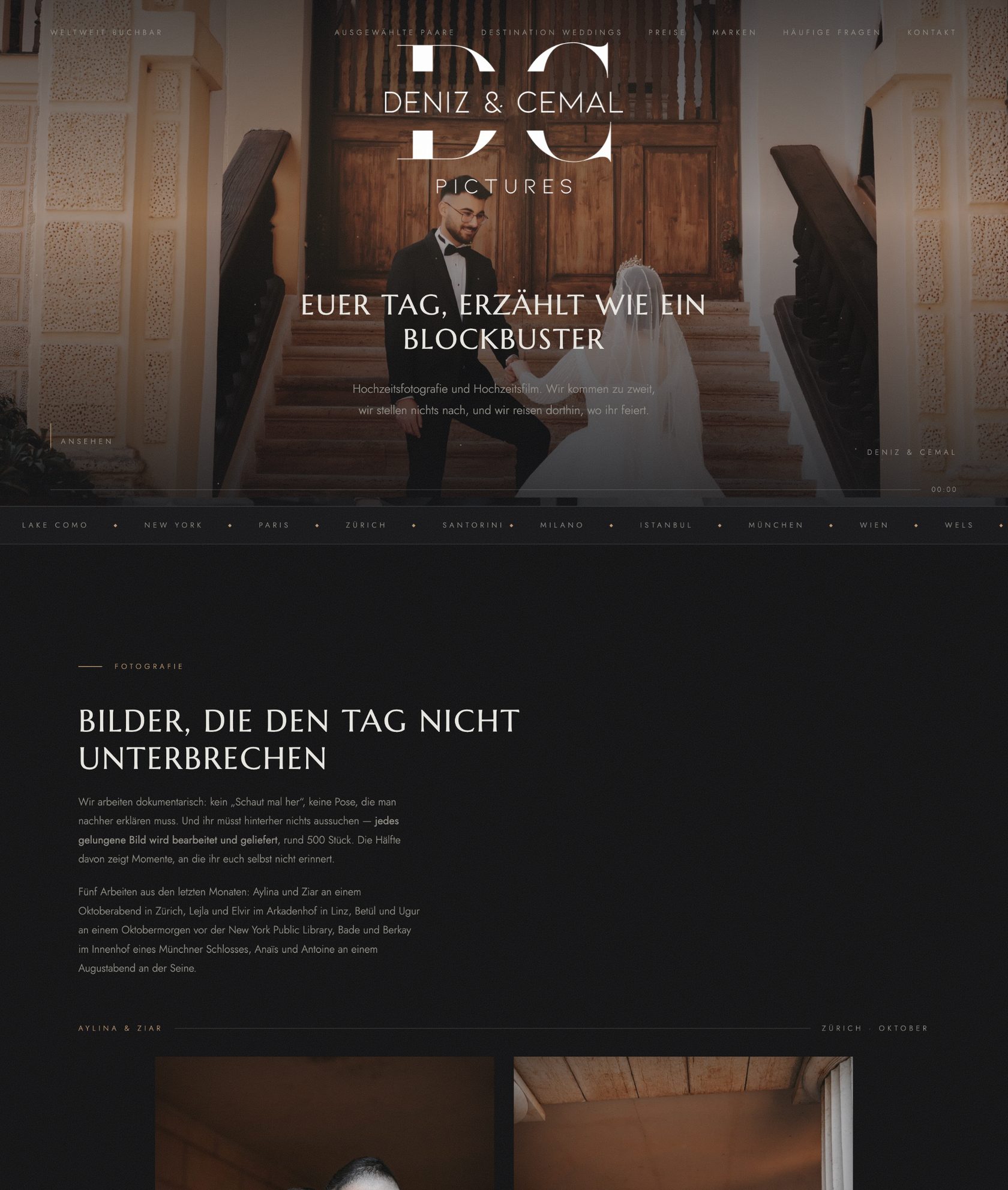 DC Pictures Website – Startseite